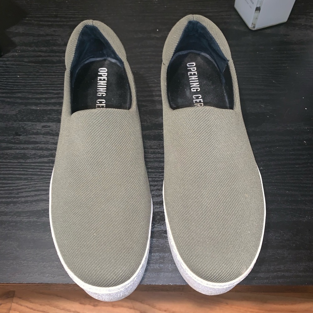 Opening Ceremony Platform Sneakers (Olive)